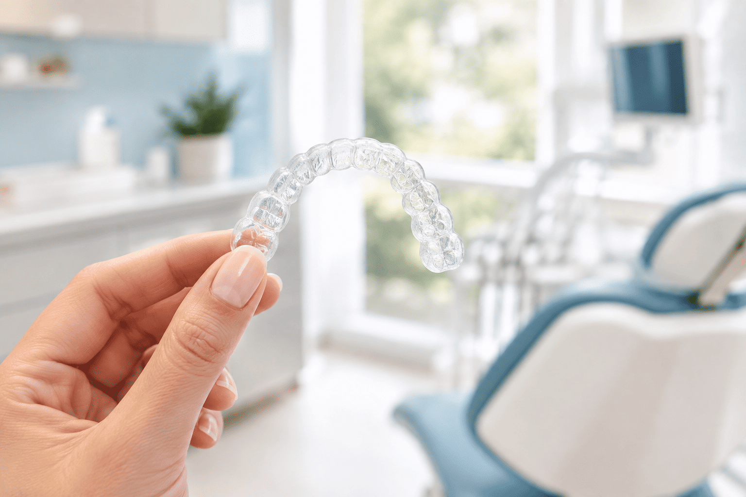 Alineador invisible Invisalign en clínica dental de Molins de Rei